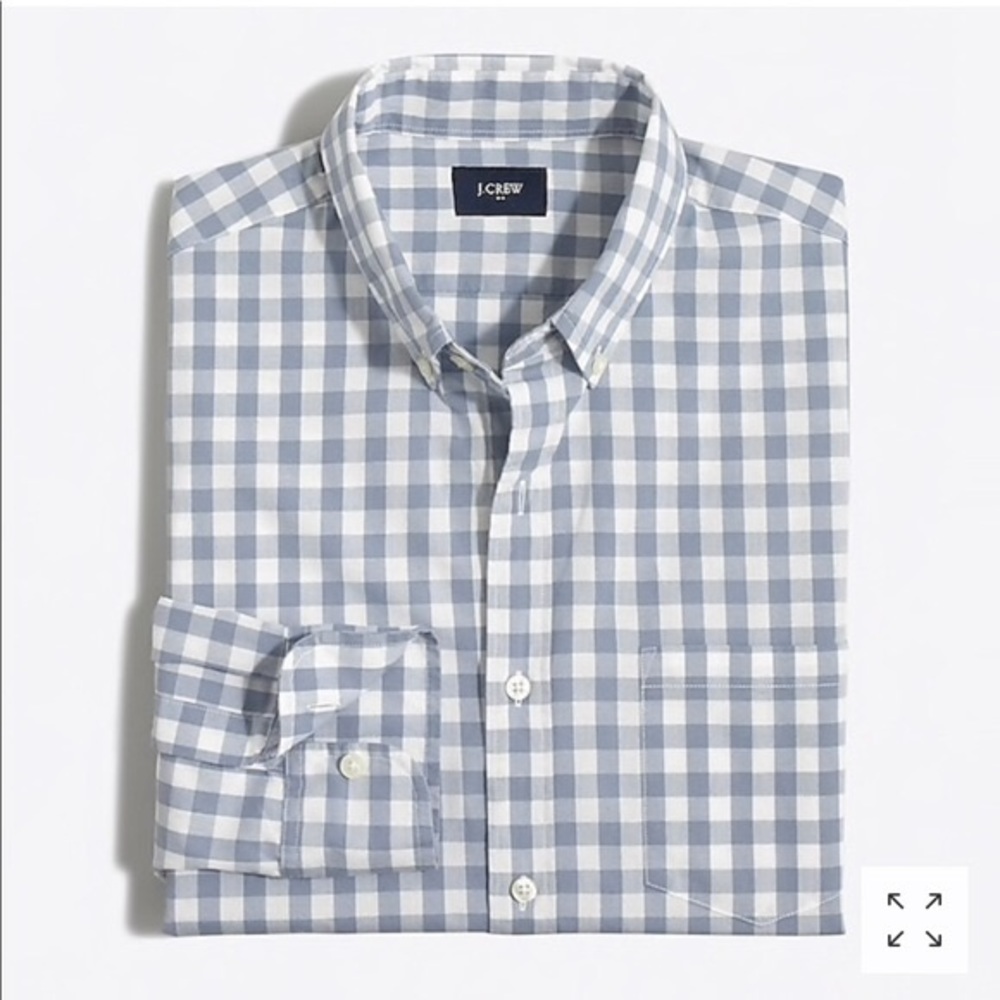 J. Crew Men’s Medium Slim Washed Button Down Shirt
